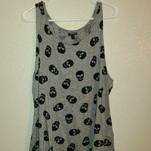 Torrid skull tank top